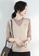 A-IN GIRLS beige Fake Two Piece Checkered Top AE25EAA0257783GS_3