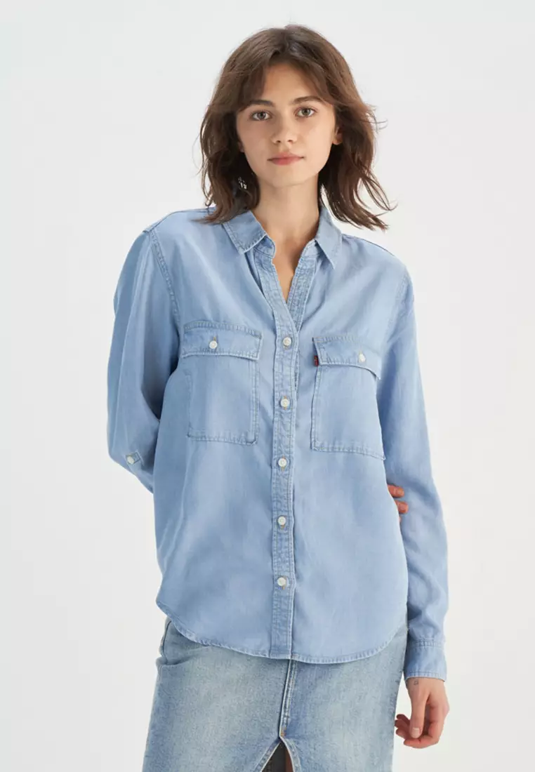 LEVI'S® 牛仔工裝恤衫 | 女裝