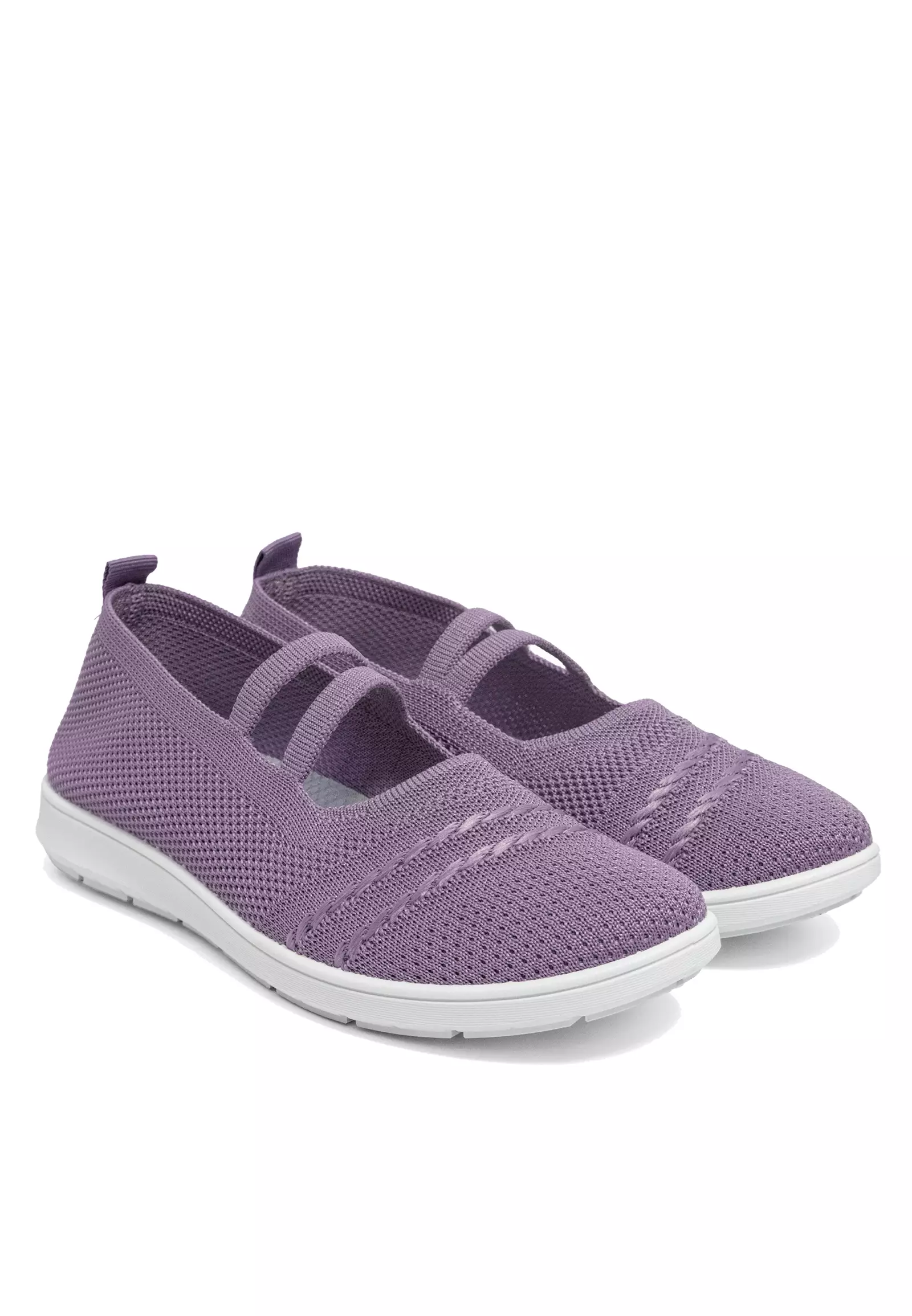 Dr. Kevin Sepatu Olahraga Sport Wanita Sneakers Rajut Slip On Marry Jane 559-009