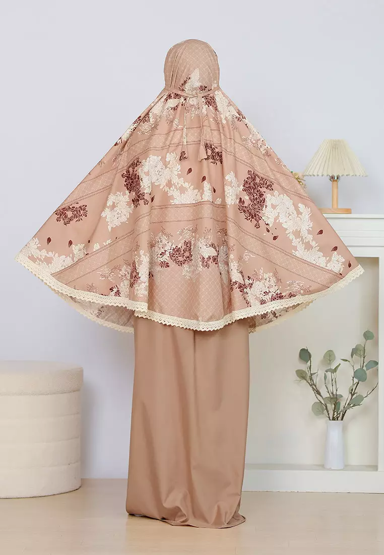 Cotton Bee - Mukena Motif Ananta Sarimbit Prayer Set 2in1 Remaja