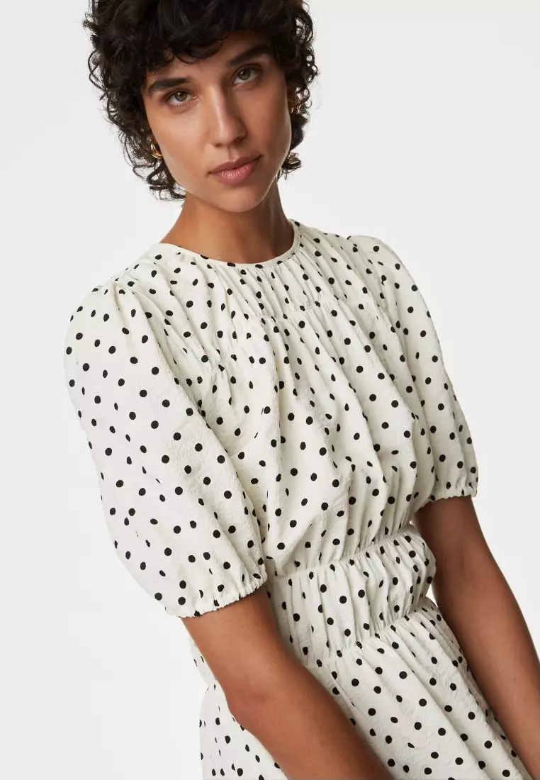 Marks and spencer polka dot dress 2025