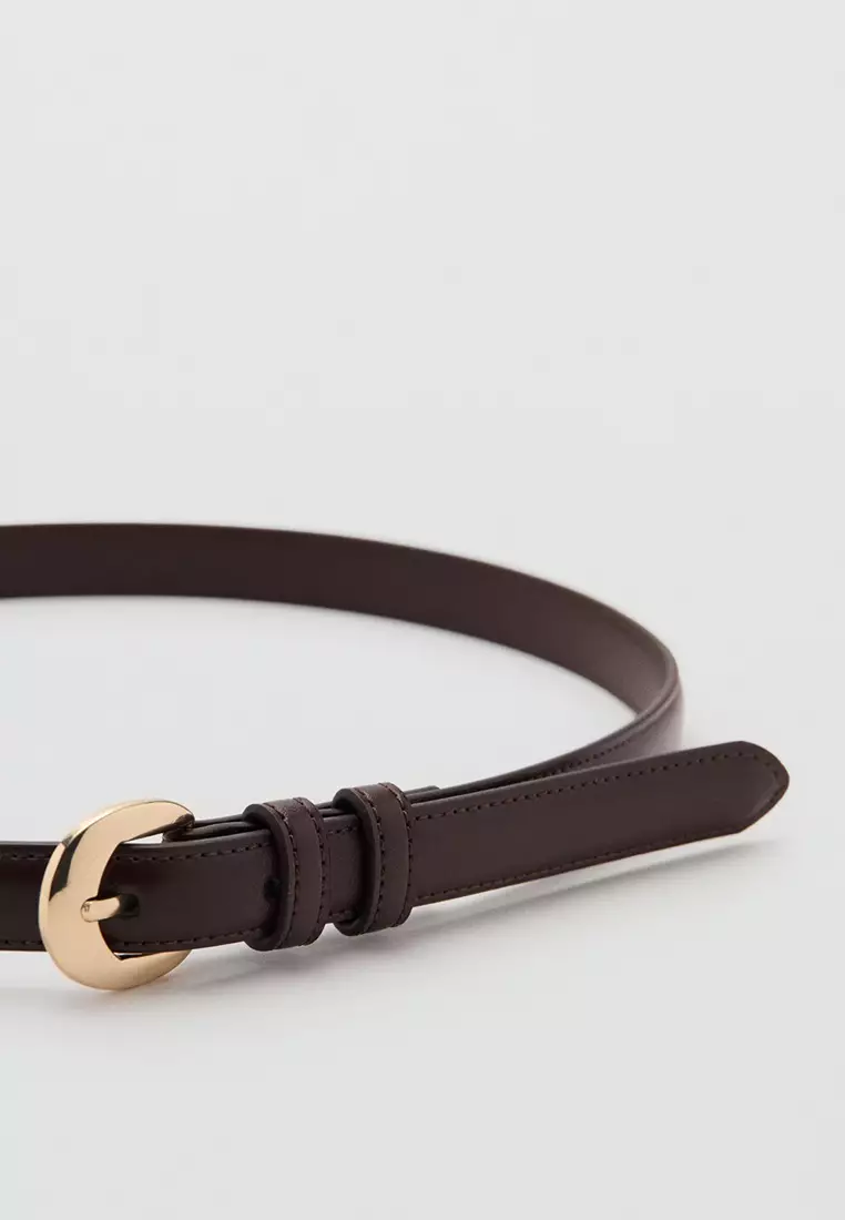 Buckle Skinny Belt