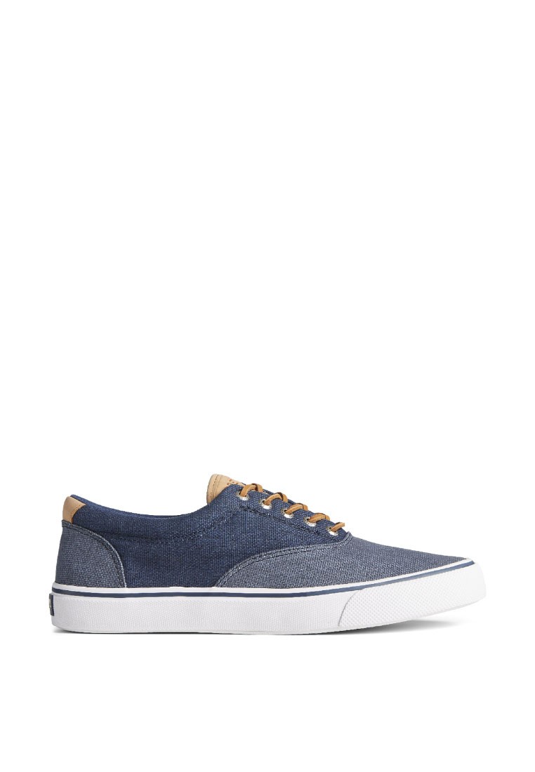 Sperry Men's Striper II CVO Waxy Canvas Sneaker - Navy/Blue (STS23345)