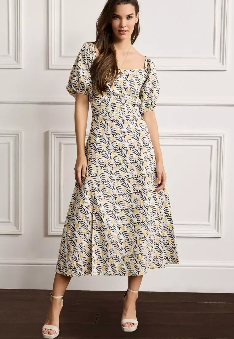 Casual cotton sale midi dress