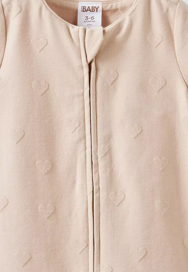 The Short Sleeves Zip Romper