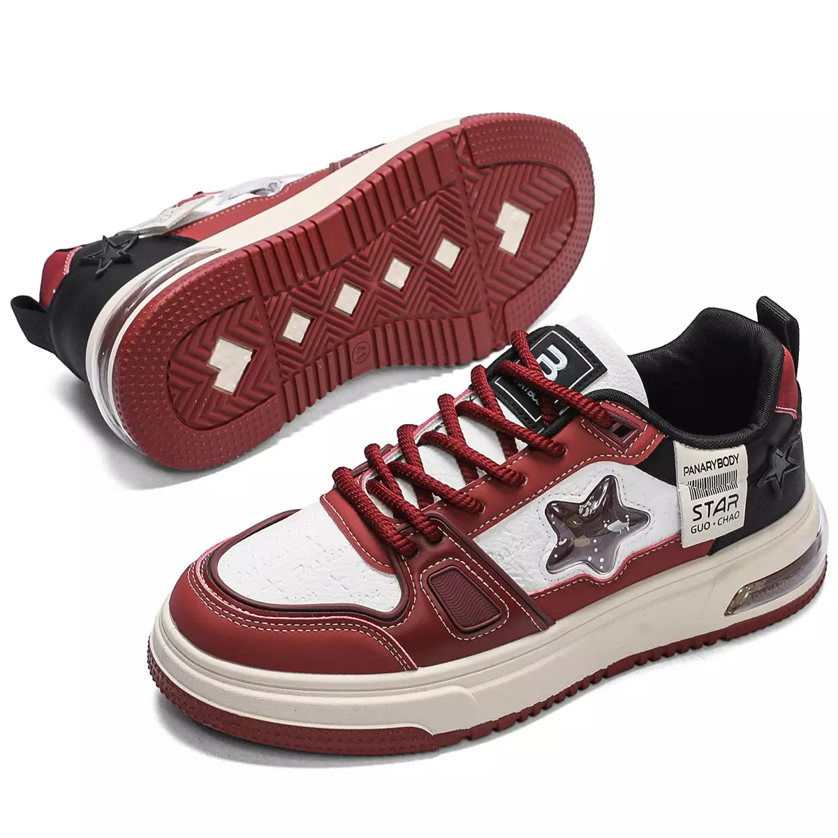 Sepatu Cowok Bintang 3 Warna Tidak Licin Sneakers Pria Fashion QN926-1