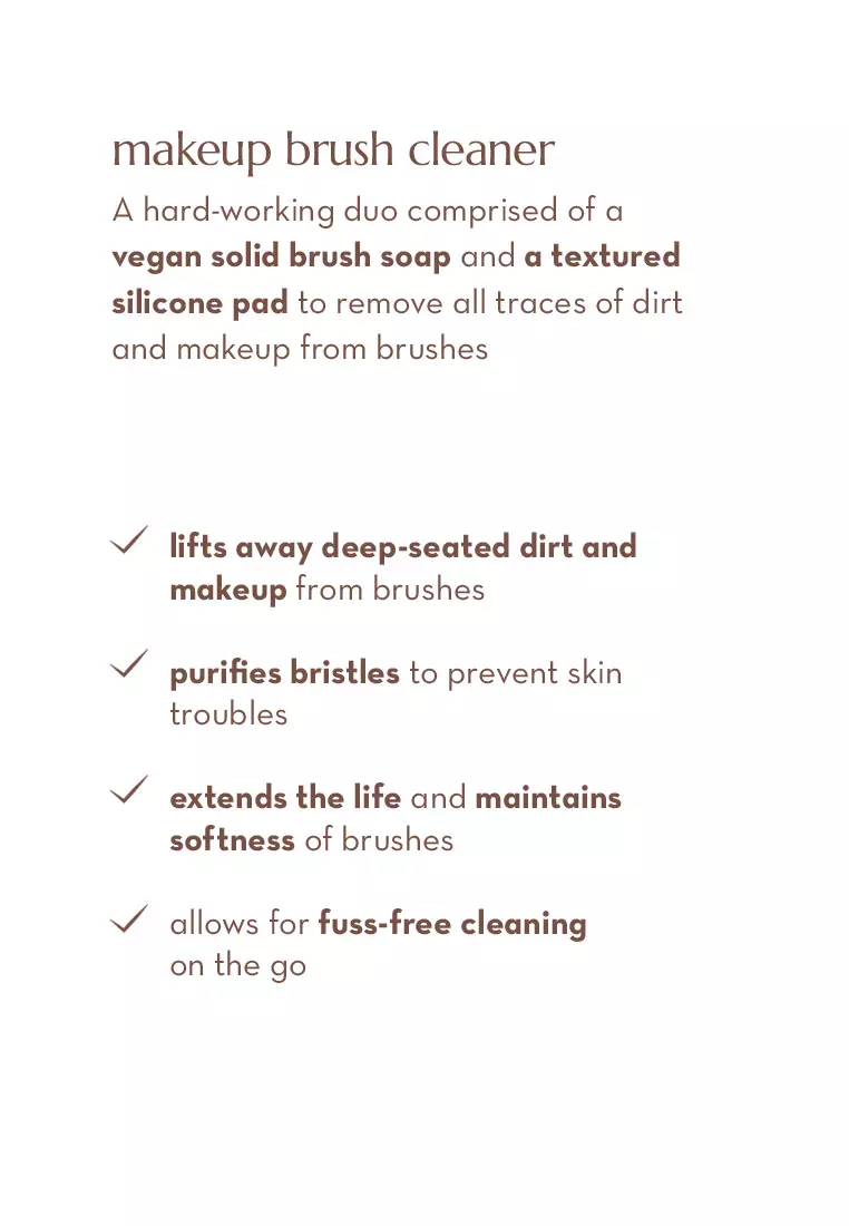 Makeup Brush Cleaner (Soap + Silicone Mat)