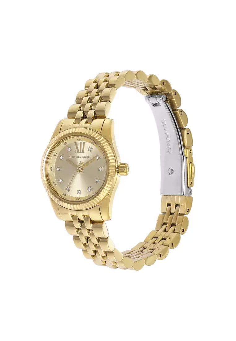 Lexington Gold Stainless Steel Watch MK4741