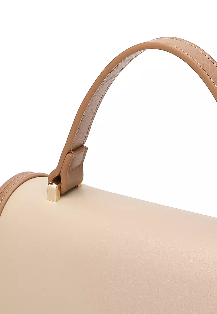 Top Handle Bag / Sling Bag / Crossbody Bag (手拿袋 / 斜孭袋) - 米黃色