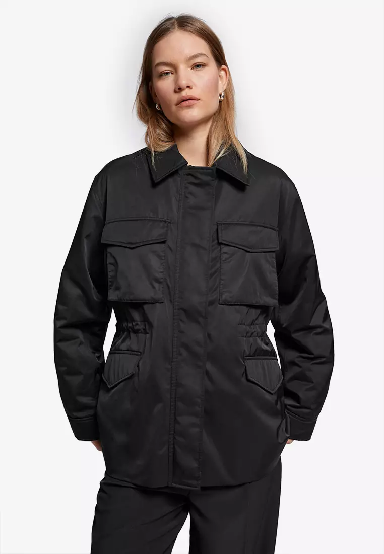 Collared jacket discount