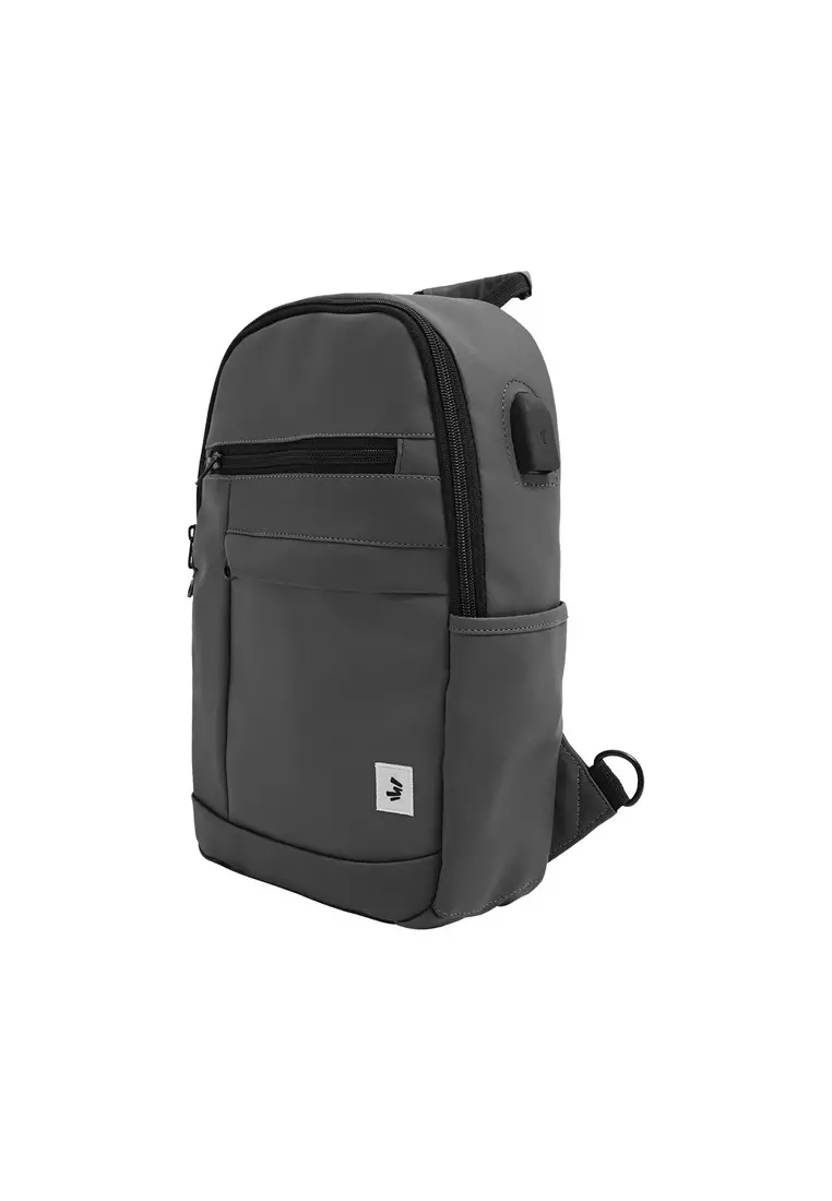 3Second Men's Sling Bag USB Port Gena OL-C110225