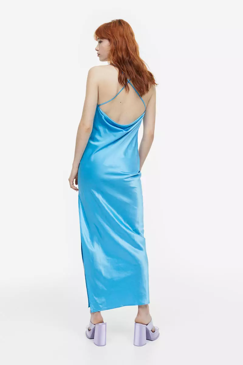 Satin slip dress h&m outlet