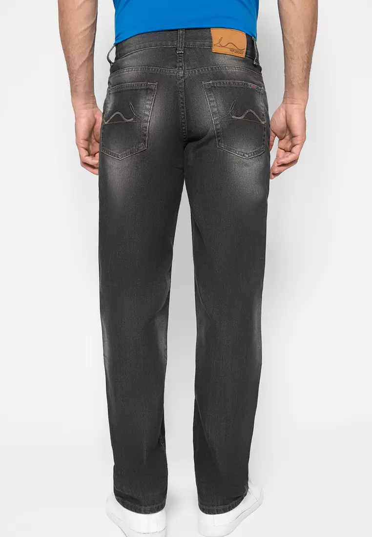 LGS Jeans - Celana Panjang - Washed - Warna Hitam - LEJT.168.388V.738.7C