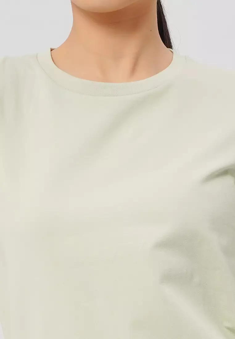 Basic Round Neck Cotton T-Shirt