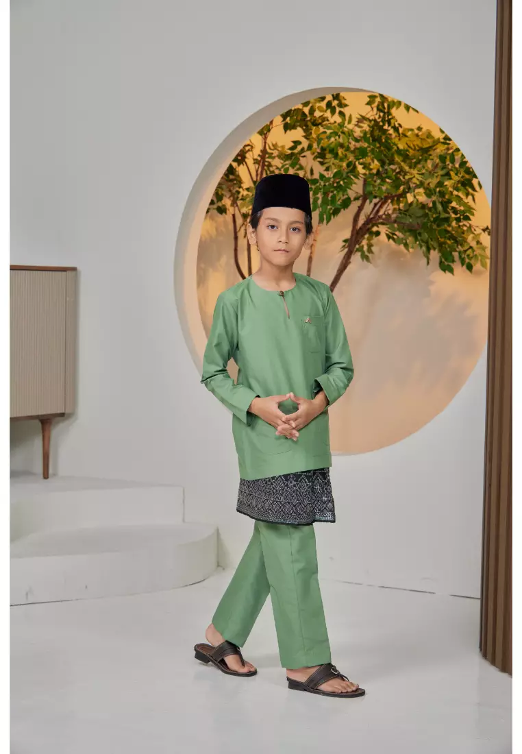 Baju Melayu Moden Teluk Belanga For Kids