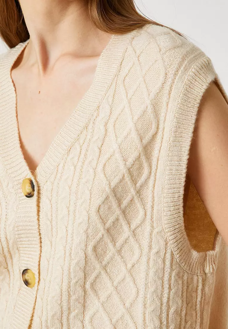 Crop Knit Gilet
