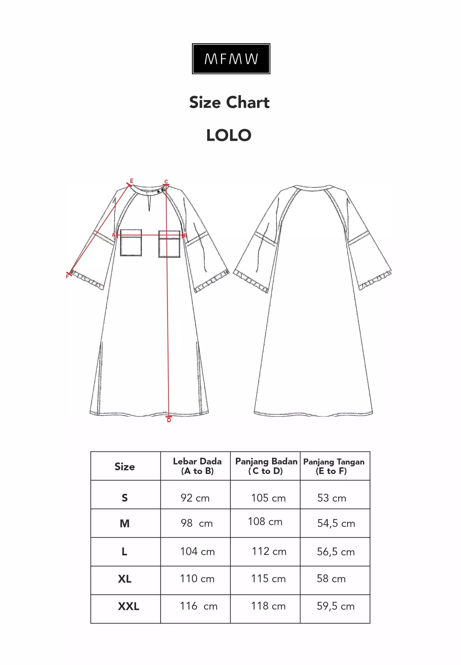 MFMW Lolo Midi Dress Gamis Orange