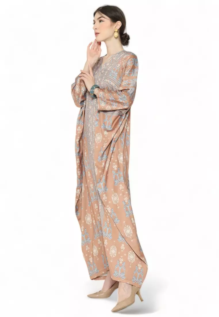 Kanzi Exclusive Long Sleeve Songket Kaftan