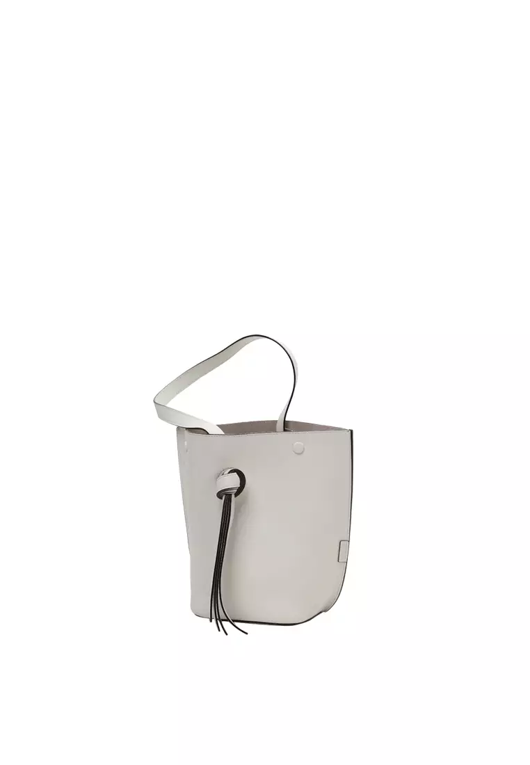 ORUKAMI Knot Bucket Bag Small - Cream