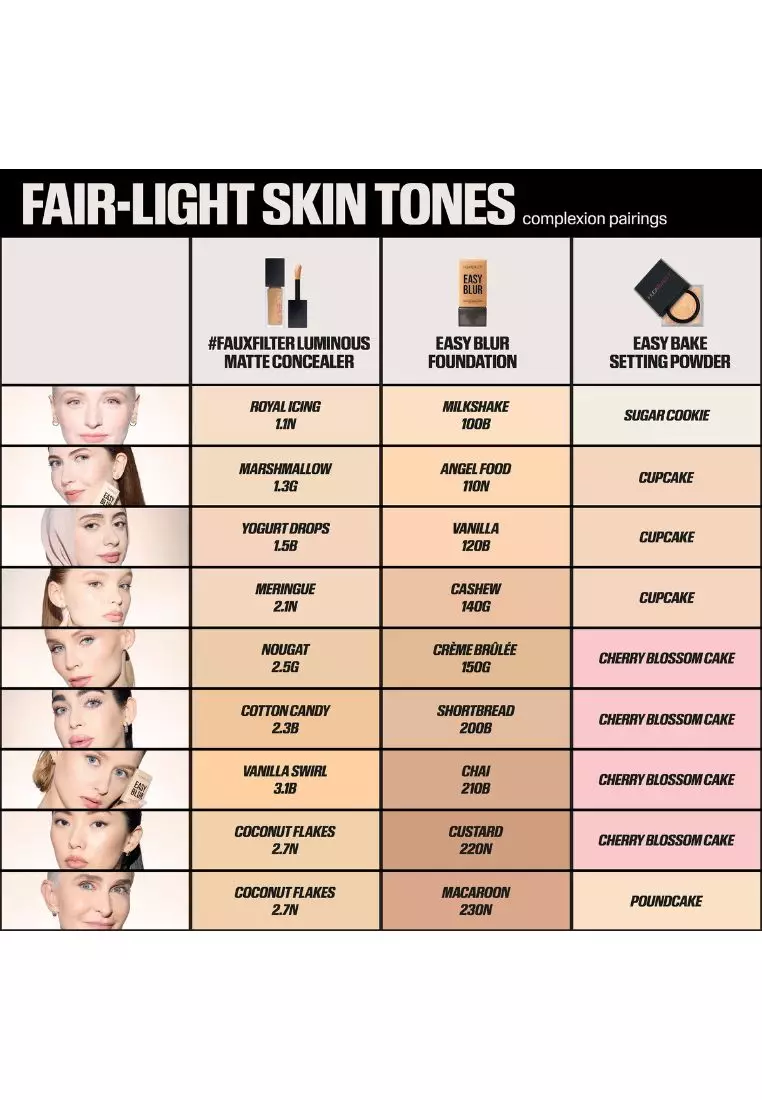 Huda Beauty Easy Blur Foundation Cashew 140G