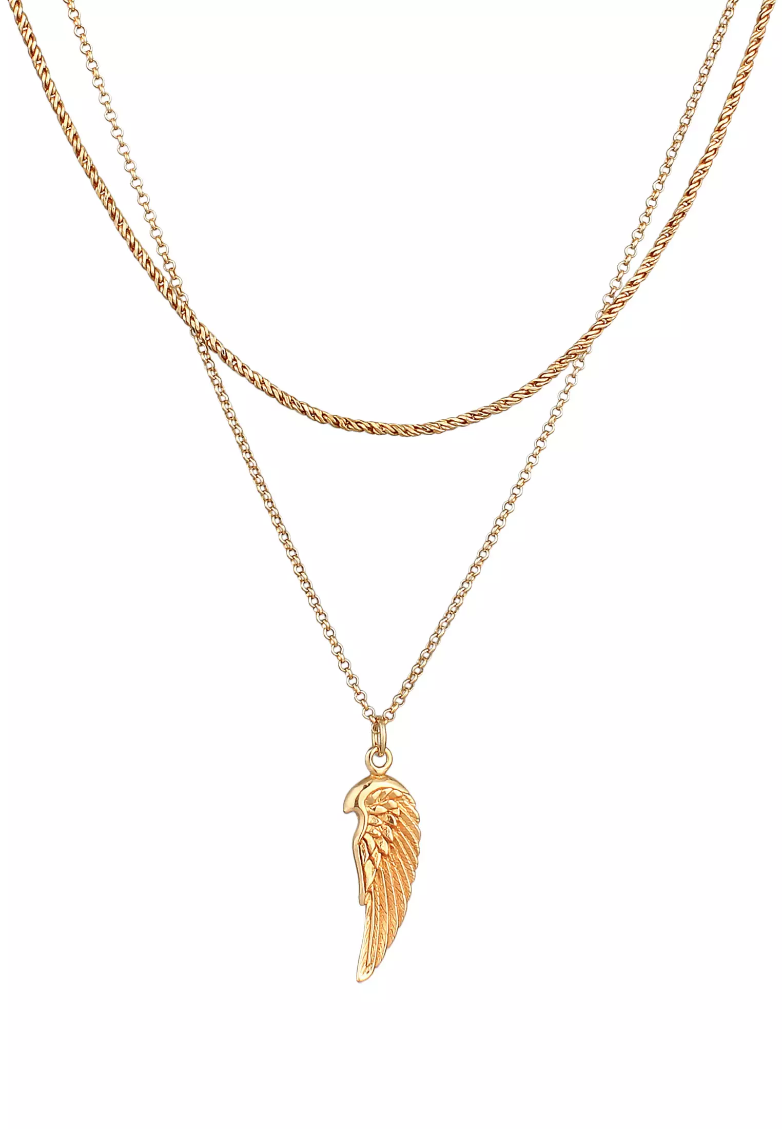 Mens feather sale pendant necklace