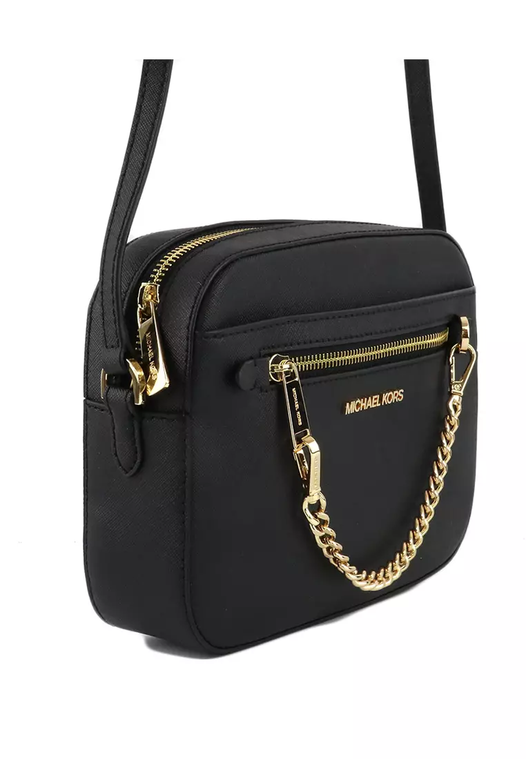 Black michael kors crossbody bag sale clearance