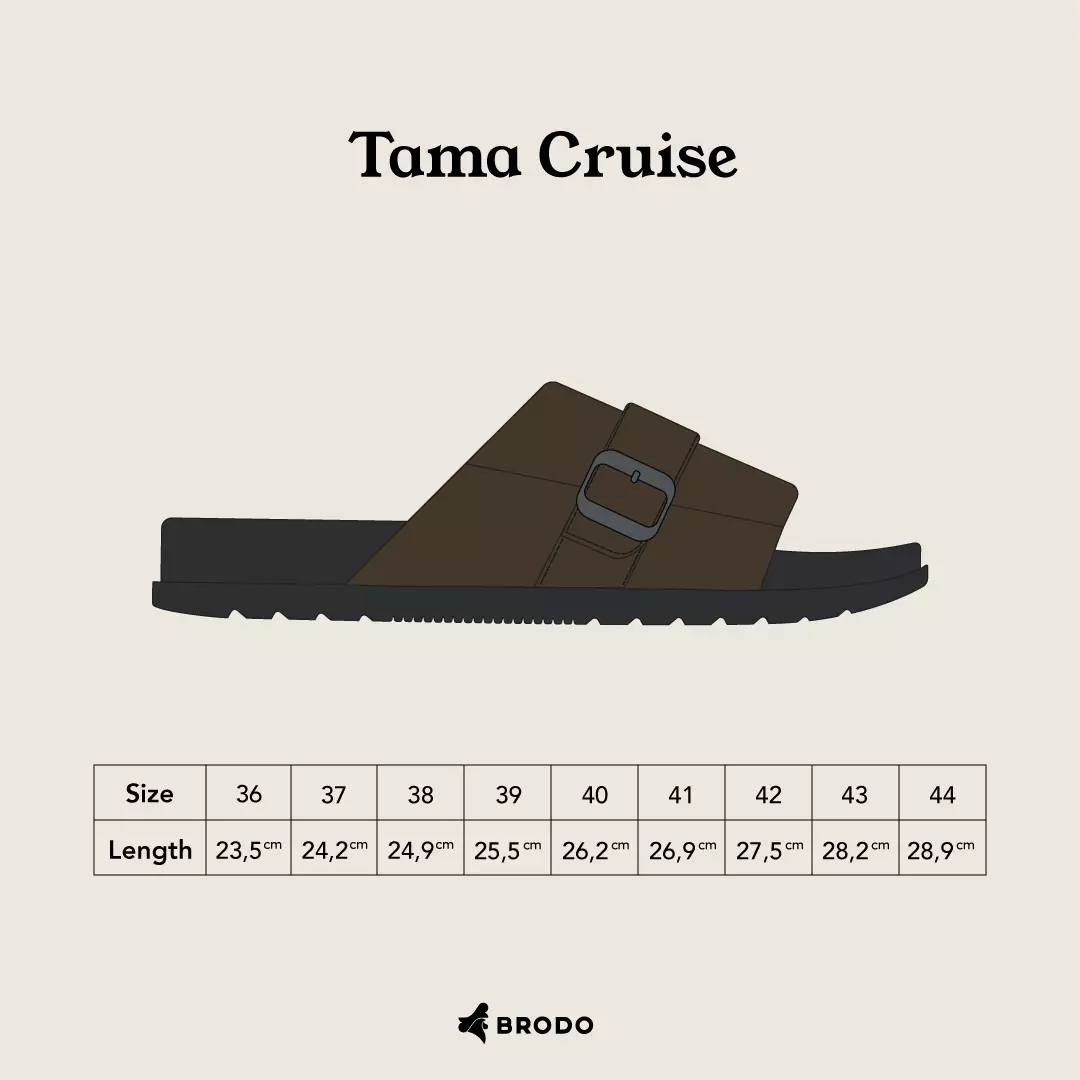 BRODO - Sandals Tama Cruise Fulll Black