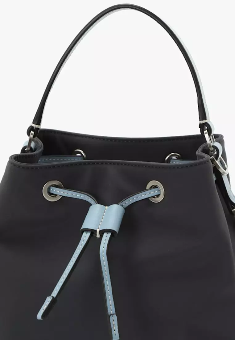 Drawstring Top-Handle Bag