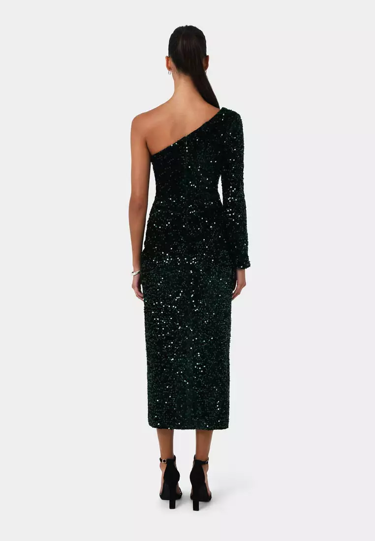 Ivy One Shoulder Sequin Dress