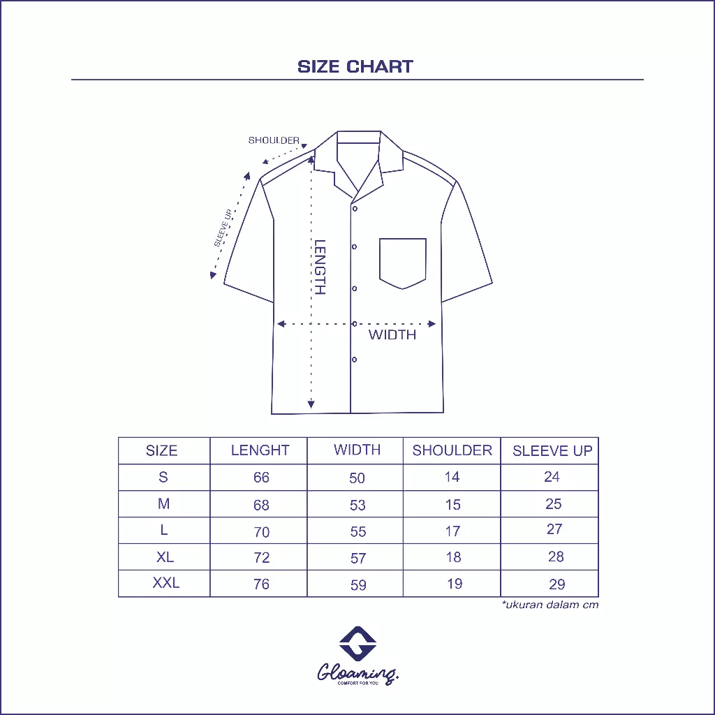 Rayon Collar Kemeja Pendek Polos Caramel