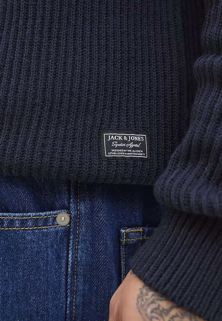 Roll Neck Knit Sweater