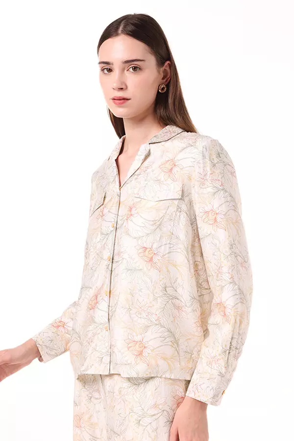 Minimal Noelle Blouse Yellow Light Colour Yellow_Light