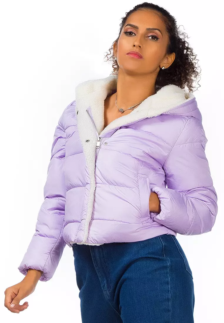 Lavender on sale puffer jacket