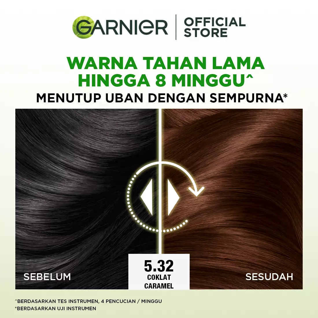 Garnier Color Natural Creme Riche Coklat Karamel Sachet