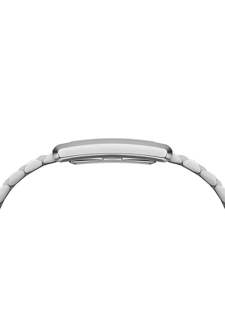 Bound 32x22mm 3-link Silver - WhiteDial - Fashion Watch for women - Stainless Steel Strap Watch - Female Watch - DW Official - Authentic Jam Tangan perempuan