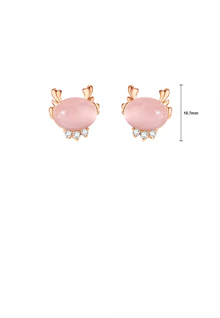 Cartoon stud earrings top