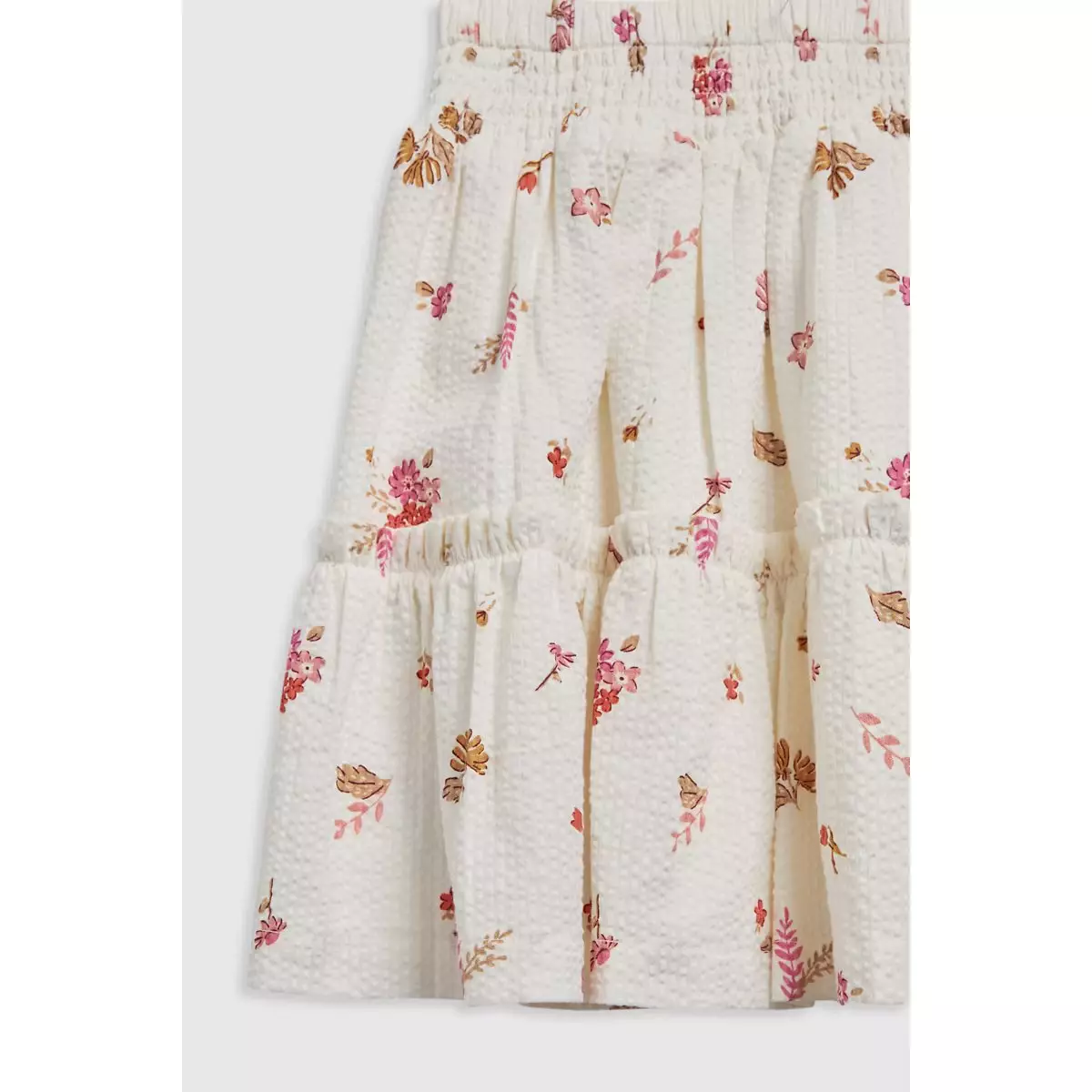 Mothercare Floral Woven Skirt - Rok Anak Perempuan (Krem)