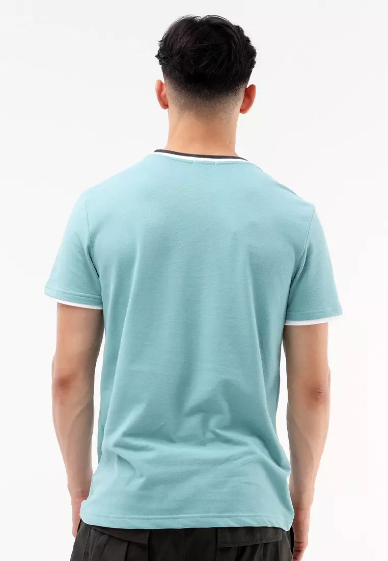 Round Neck Pique Short Sleeve