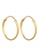 Elli Jewelry gold Earrings Creoles Classic Basic Elegant Minimal 375 Yellow Gold E2AEAAC3C2A572GS_4