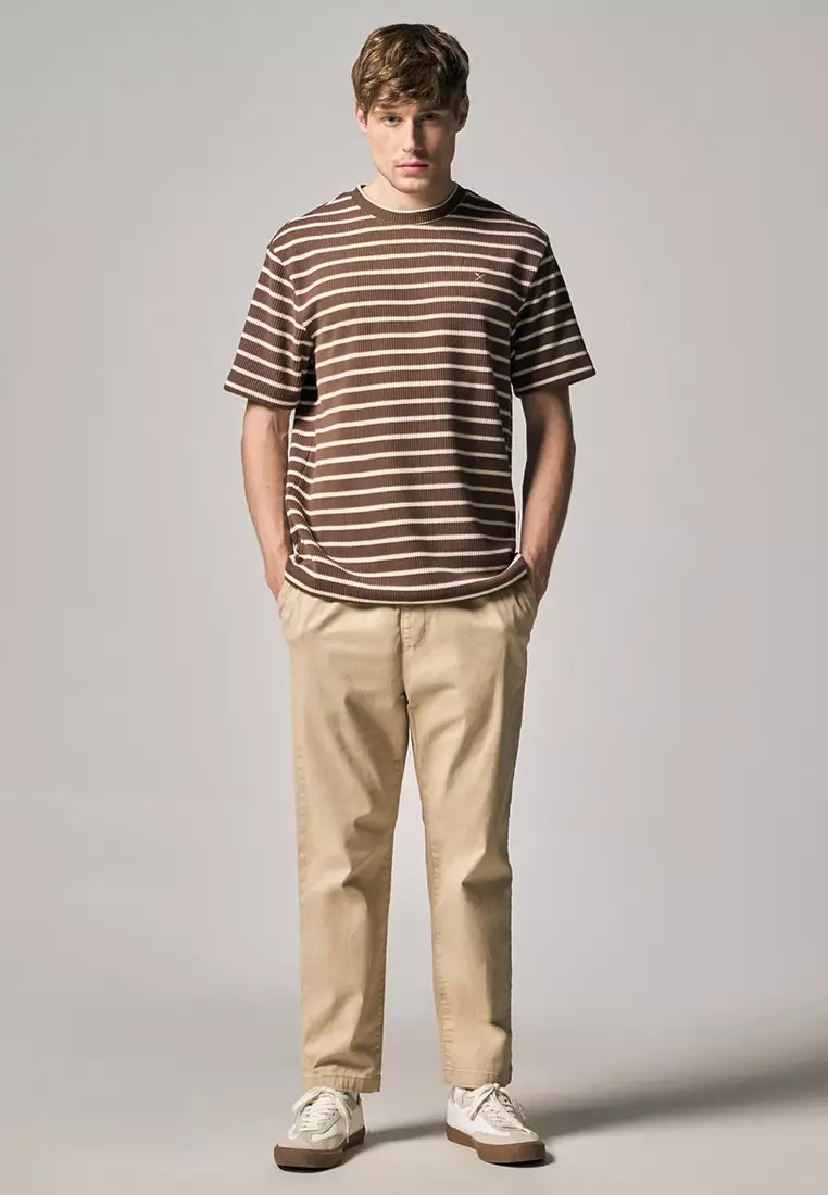 Regular Fit Pull Up Trousers