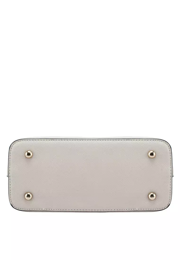 Saffiano Texture Shell Shape Mini Sling Bag