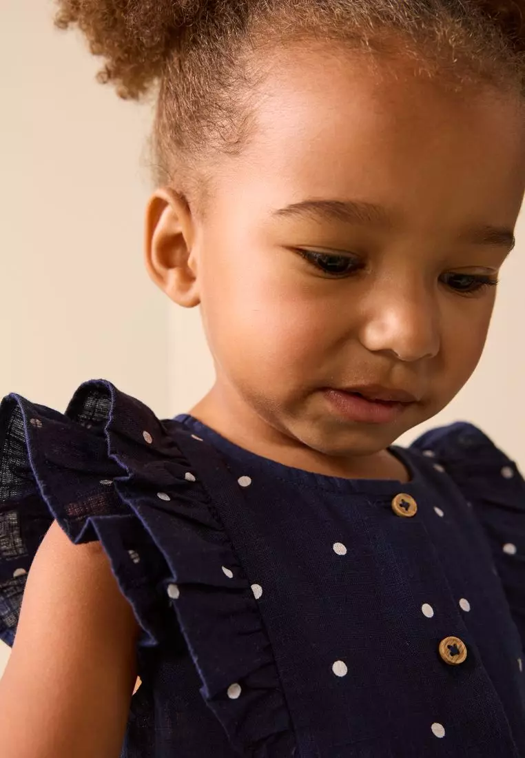 Double Ruffle Sleeve Dress