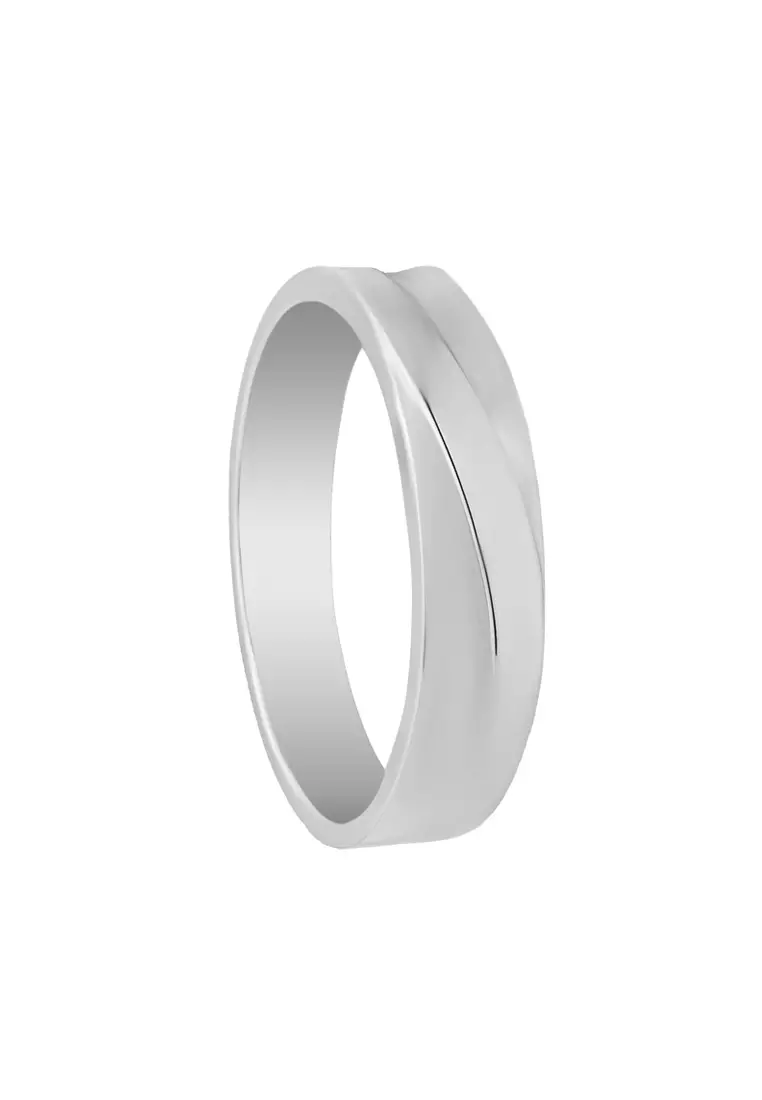 Buy GOLDHEART GOLDHEART Confiance Ring For Him Silver 2024 Online