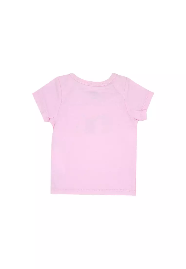 Licensed Newborn Essentials Regular T-Shirt Pack of 3 "Marie,Dumbo & Bambi" - Sweetcorn/Tropical/Orchid