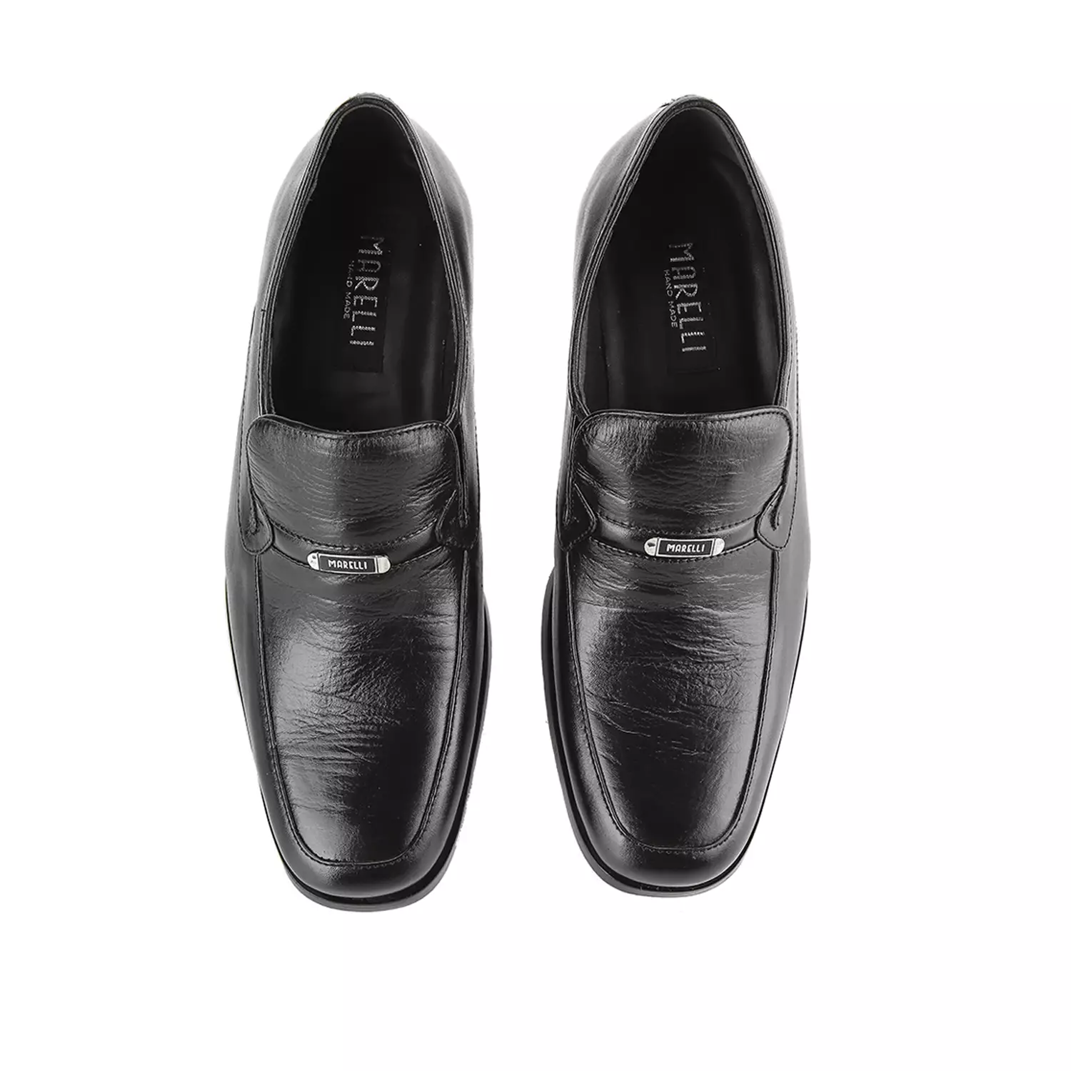 [ NEW ] Bastian Sepatu Pantofel Kantor pria Guinine Leather - Black