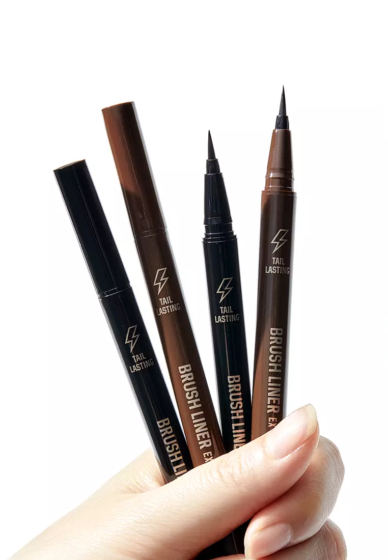 Holika Holika Tail Lasting Brush Liner EX - 02 Dark Brown