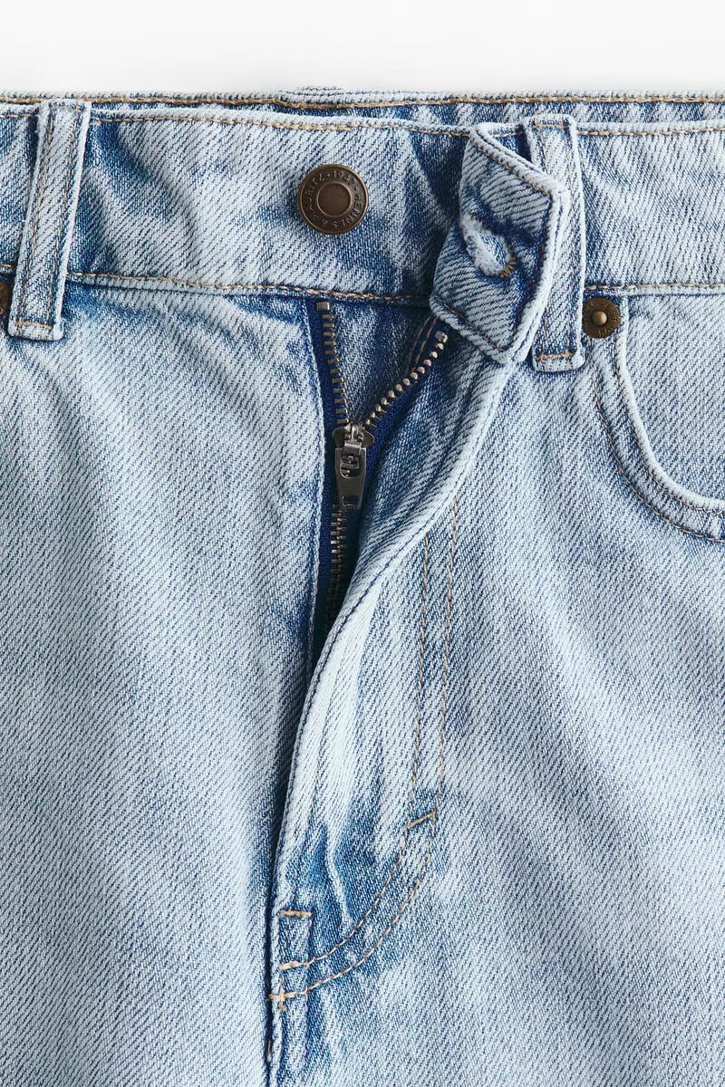 Denim Bermuda shorts