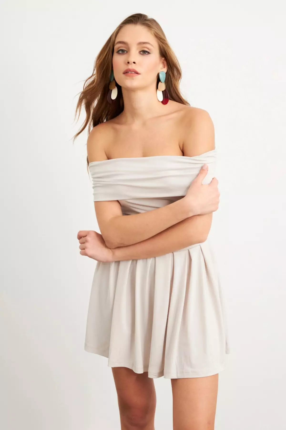 Madonna Collar Mini Dress