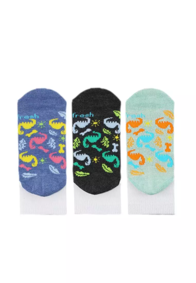 Buy Biofresh Biofresh Boys’ Antimicrobial Cotton Lite Thin Casual Ankle ...