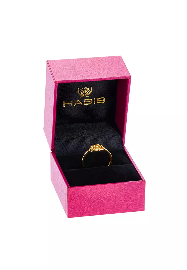 HABIB Oro Italia 916 Yellow Gold Ring GR54230324 (22K Gold)